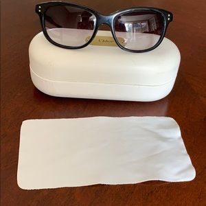 Chloe sunglasses with case and cleaning cloth EUC
